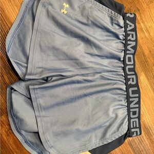 Under Armour Blue and Black Performance Shorts